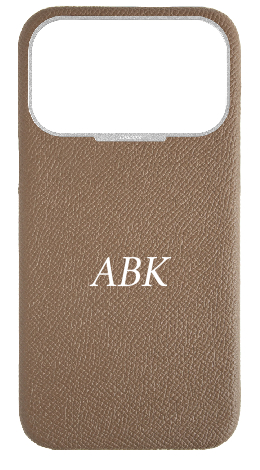 Customized Taupe Strapless Epsom Case