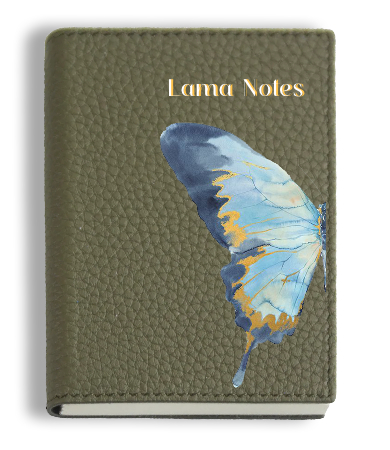Customized Olive Green Mini Notebook