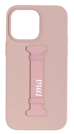 Customized Soft Pink Silicon Middle Strap Case