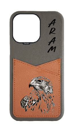 Customized Dark Taupe / Tan Limited Edition Pocket Case