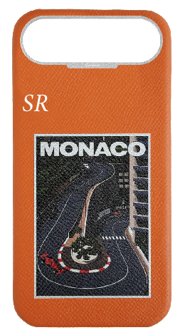 Customized Orange Strapless Epsom Case 
                 Monaco