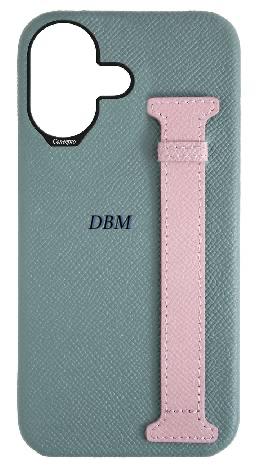 Customized Baby Blue / Pink Limited Edition Side Strap Case