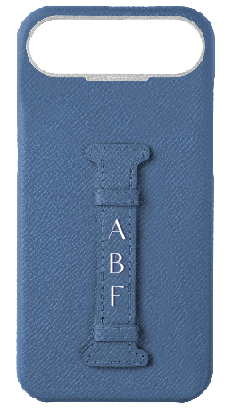 Customized Navy Epsom Middle Strap Case