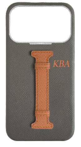 Customized Dark Taupe / Tan Limited Edition Middle Strap Case
