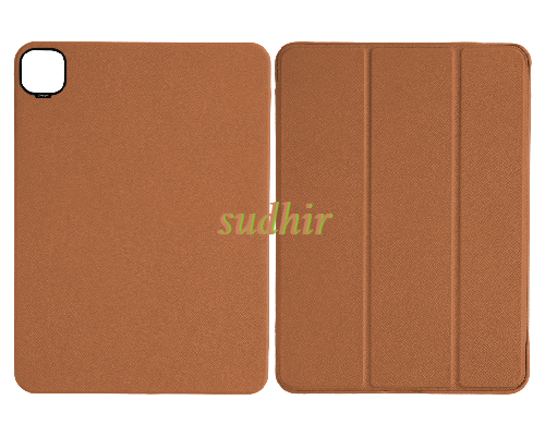 Customized Tan Epsom iPad Case
