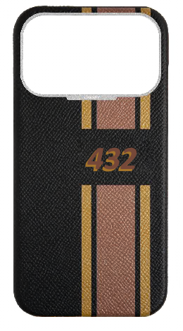 Customized Striped Black Strapless Case