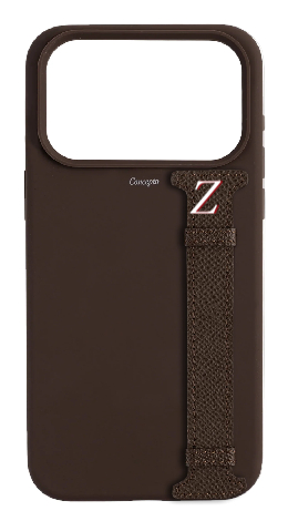 Customized Brown Silicon Side Strap Case