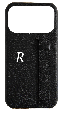 Customized Black Epsom Side Strap Case