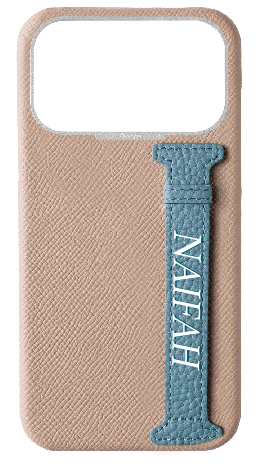 Customized Beige / Slate Limited Edition Side Strap Case