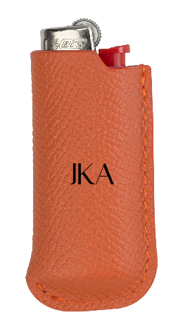 Customized Orange Bic Lighter Sleeve