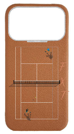Customized Tan Strapless Case 
                 Tennis