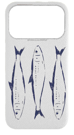Customized White Epsom Strapless Case