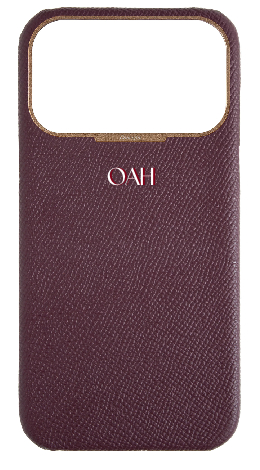 Customized Maroon Strapless Epsom Case