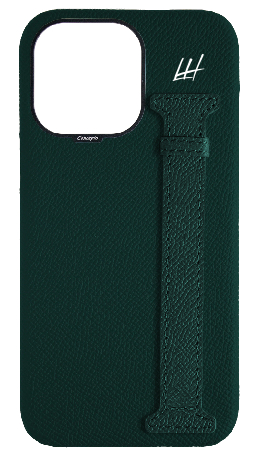 Customized Green Epsom Side Strap Case