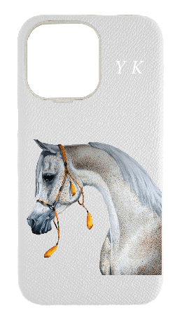 Customized White Epsom Strapless Case