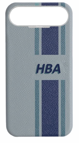 Customized Striped Light Blue Grey Strapless Case