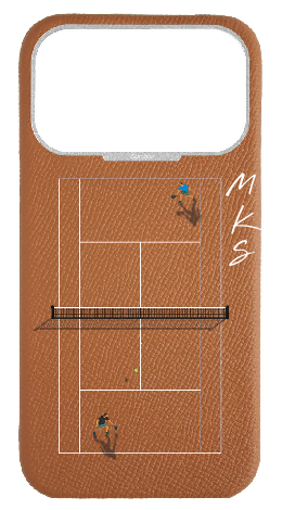 Customized Tan Strapless Case 
                 Tennis