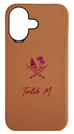 Customized Tan Strapless Epsom Case