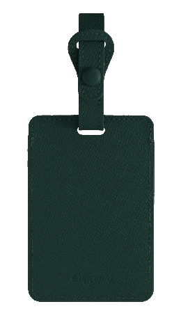 Customized Green Luggage Tag