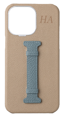 Customized Beige / Slate Limited Edition Middle Strap Case