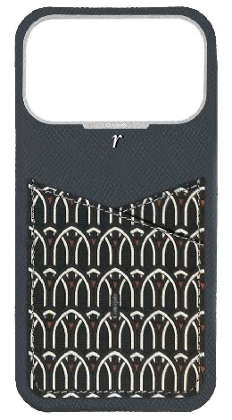 Customized Grey Monogram Pocket Case
