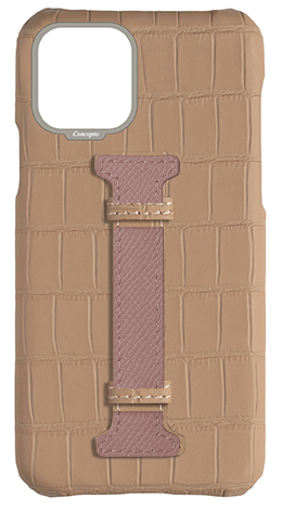 Customized Matte Nude Embossed Crocodile Case