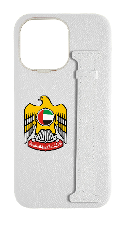 Customized White Epsom Side Strap Case