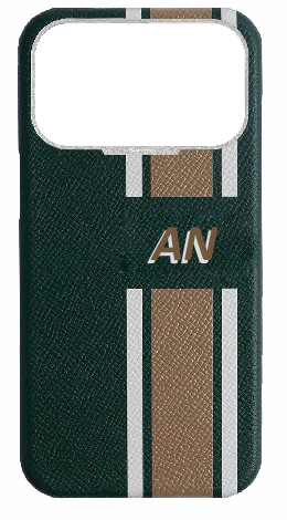 Customized Striped Green Strapless Case
