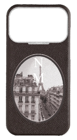 Customized Brown Strapless Epsom Case 
                 Paris