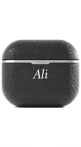 Customized Black AirPods Case (3rd, 4th &amp; 5th Generation)