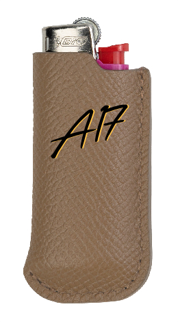 Customized Taupe Bic Lighter Sleeve