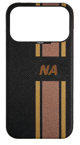 Customized Striped Black Strapless Case