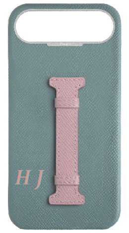 Customized Baby Blue / Pink Limited Edition Middle Strap Case