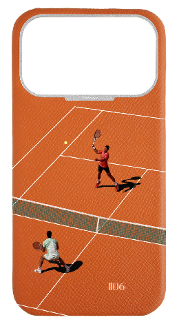 Customized Orange Strapless Epsom Case 
                 Tennis