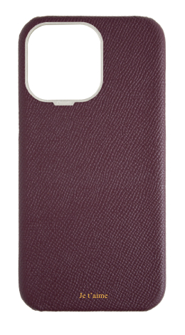 Customized Maroon Strapless Epsom Case