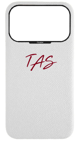 Customized White Epsom Strapless Case
