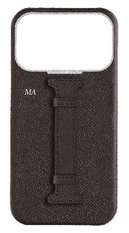 Customized Brown Epsom Middle Strap Case