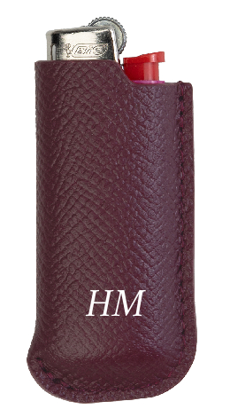 Customized Maroon Bic Lighter Sleeve