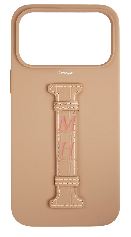 Customized Nude Silicon Middle Strap Case