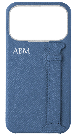 Customized Navy Epsom Side Strap Case