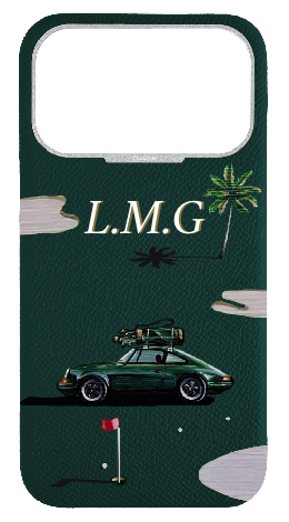Customized Green Strapless Case 
                 Retro Golf
