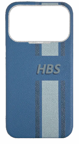 Customized Striped Blue Strapless Case