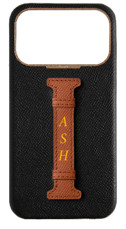 Customized Black / Tan Limited Edition Middle Strap Case