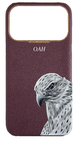 Customized Maroon Strapless Epsom Case