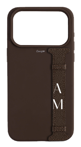 Customized Brown Silicon Side Strap Case