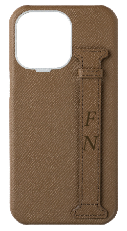 Customized Taupe Epsom Side Strap Case