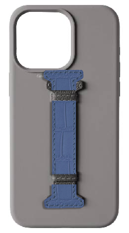 Customized Grey Silicon Middle Strap Case