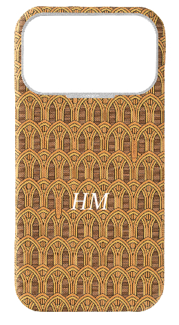 Customized Yellow Monogram Strapless Epsom Case