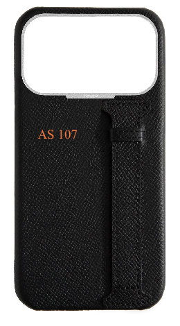 Customized Black Epsom Side Strap Case