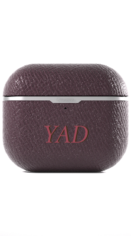 Customized Maroon AirPods Case (3rd, 4th &amp; 5th Generation)
